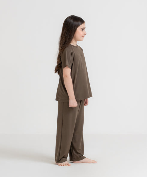 Girls' Air Cropped Pajama Set