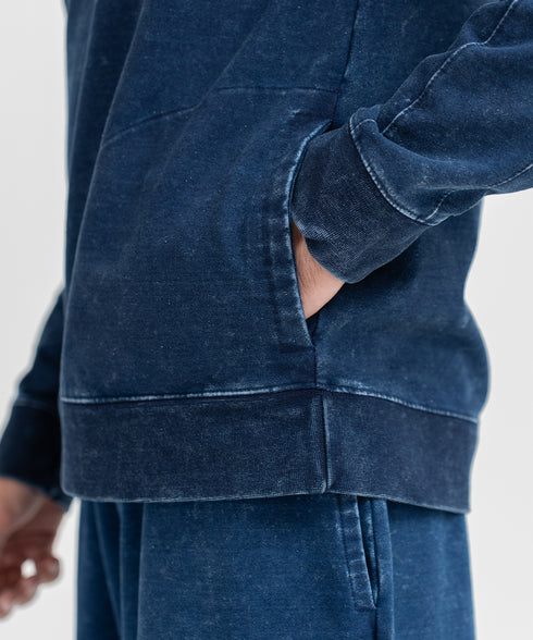 Men's Denim Pocket Sweatshirt