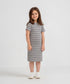 Girls' Striped T-Shirt Dress