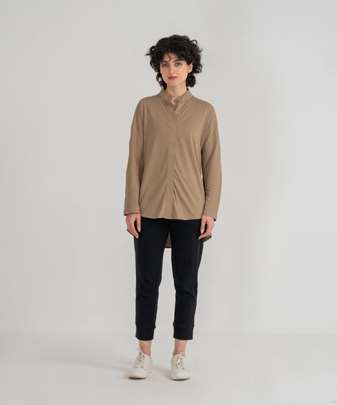 Women's Snap Button Tunic Shirt