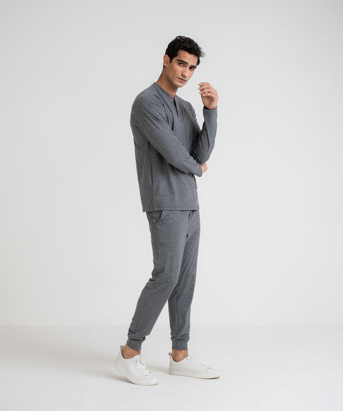 Men's LuxeLight Long Sleeve Henley