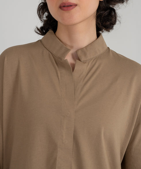 Women's Snap Button Tunic Shirt