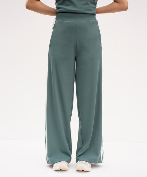 Women's Contrast Tape Straight Pants