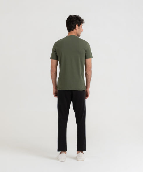 Men's Basic Henley Tee