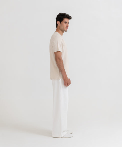 Men's Linen Pocket Tee