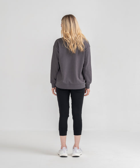 Women's Terry Pocket Henley