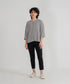 Women's Striped Henley Shirt