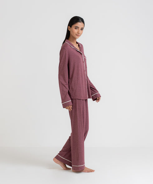 Women's Button Down Pajama Set