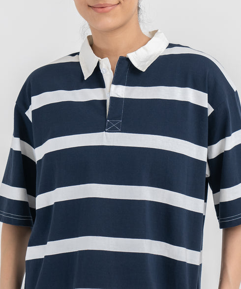 Women's Oversized Rugby Shirt