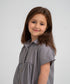 Girls' Twill Button Down Dress