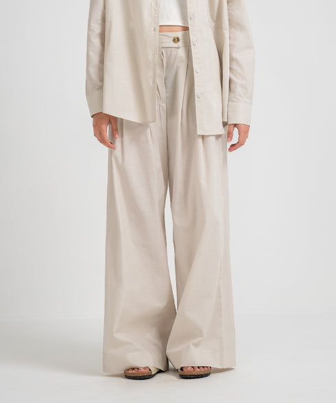 Women's Twill Tailored Pants