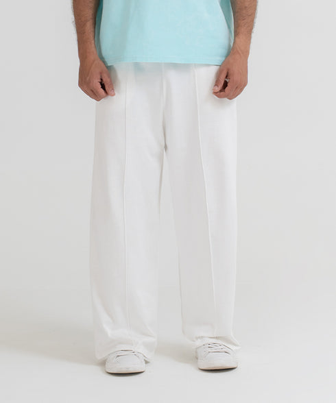 Men's Pin Tucks Straight Pants