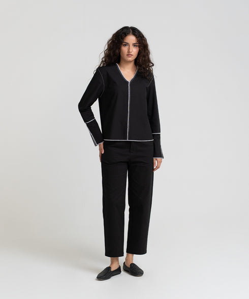 Women's Twill Straight Fit Pants