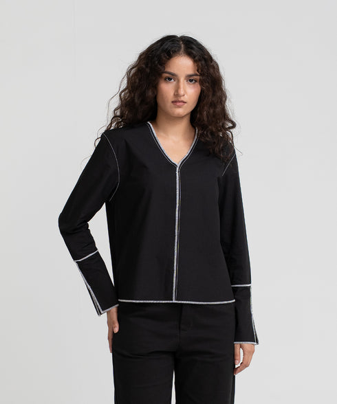 Women's Contrast Stitch Shirt