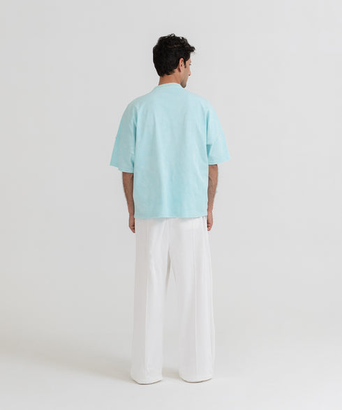 Men's Pin Tucks Straight Pants