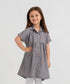 Girls' Twill Button Down Dress