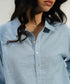 Women's Linen Half Placket Shirt