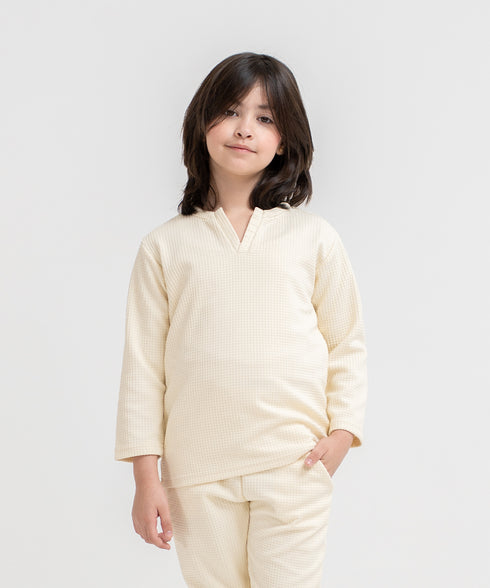 Girls' Waffle Long Sleeve Shirt