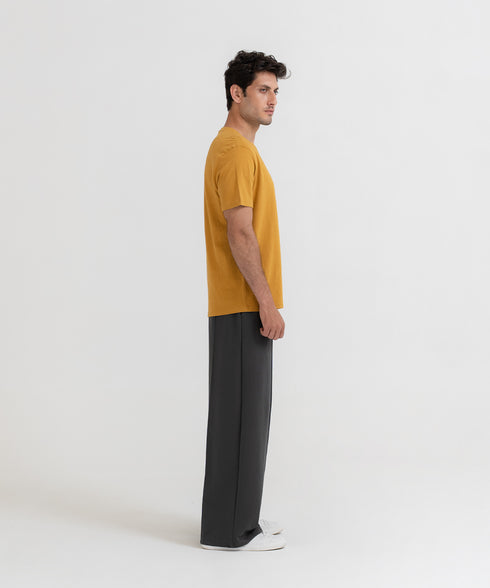 Men's Pin Tucks Straight Pants