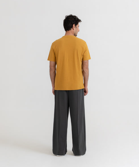 Men's Pin Tucks Straight Pants