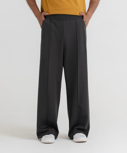 Men's Pin Tucks Straight Pants