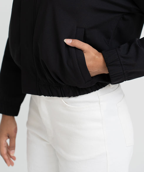 Women's Fleece Lined Bomber Jacket