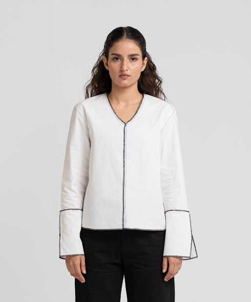 Women's Contrast Stitch Shirt