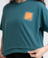 Women's Cropped Panel Tee