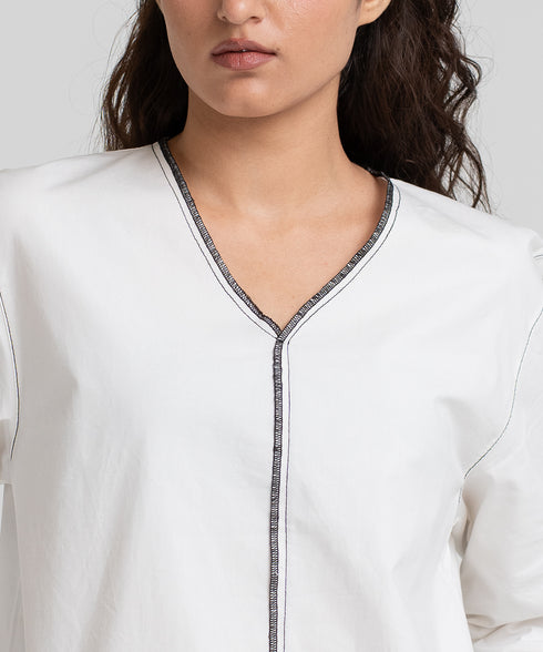 Women's Contrast Stitch Shirt
