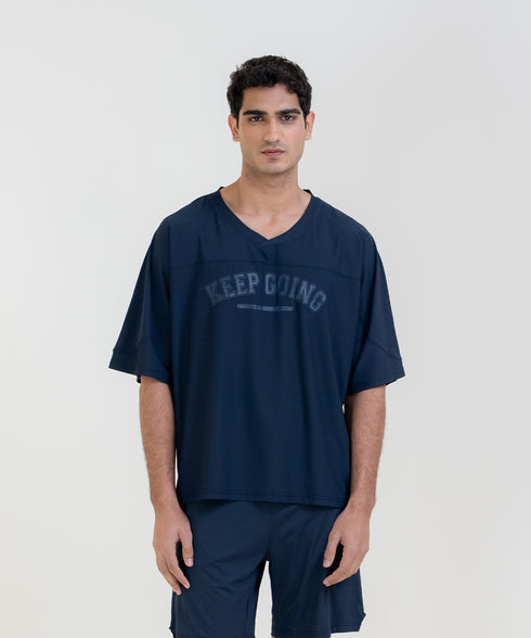 Men's B-Fit Dot Mesh Loose Fit Tee