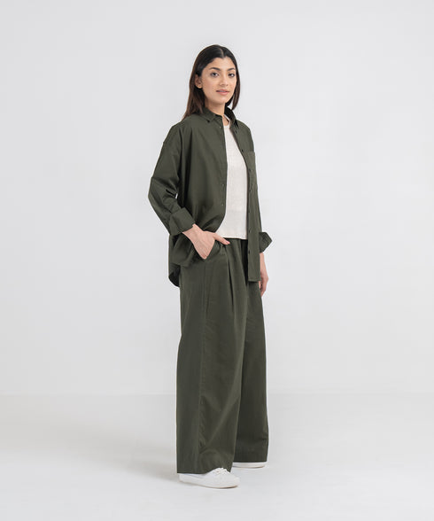 Women's Twill Tailored Pants