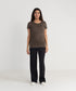 Women's Maternity/Nursing Zipper Tee