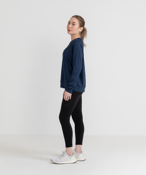 Women's B-Fit Raglan Melange Sweatshirt