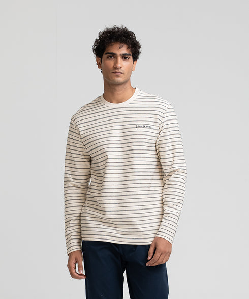 Men's Striped Long Sleeve Tee