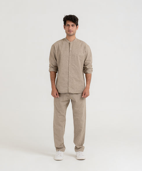 Men's Linen Straight Pants