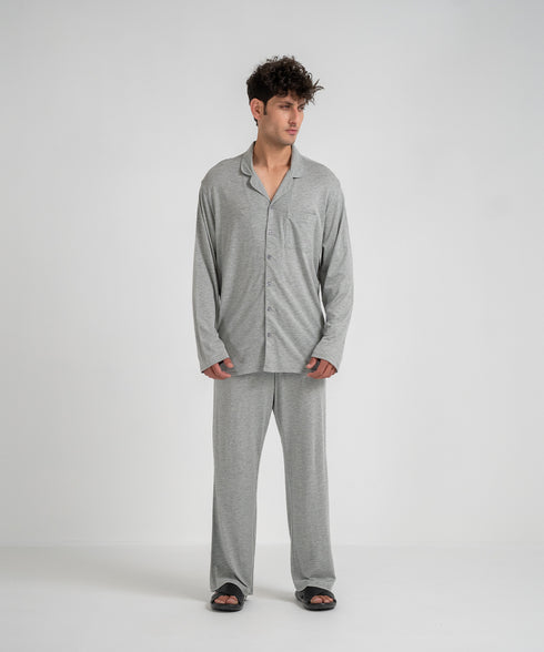 Men's Button Down Pajama Set