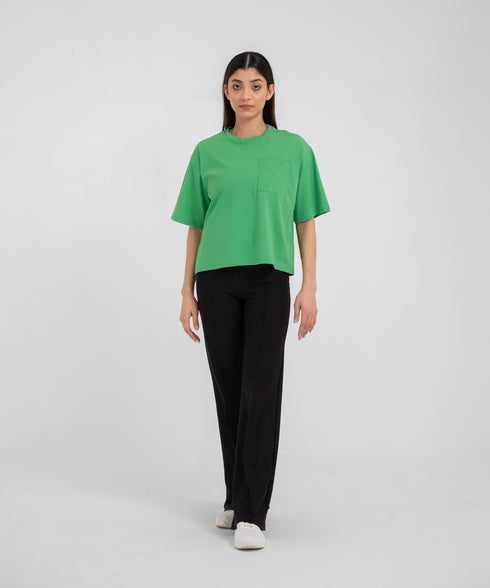 Women's B-Fit Oversized Cropped Tee