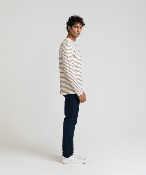 Men's Striped Long Sleeve Tee