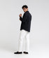 Men's Pin Tucks Button Down Shirt