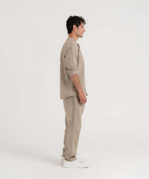 Men's Linen Straight Pants