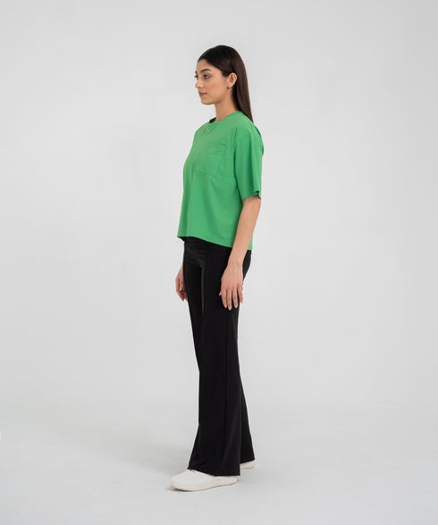 Women's B-Fit Oversized Cropped Tee