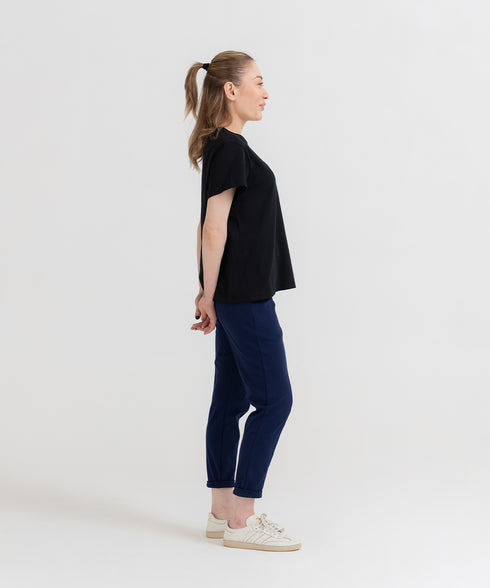 Women's Turned up Tapered Pants