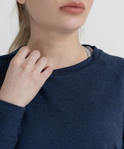 Women's B-Fit Raglan Melange Sweatshirt