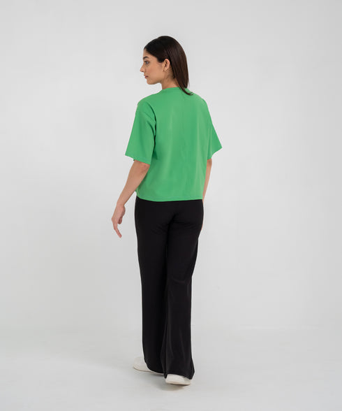 Women's B-Fit Oversized Cropped Tee