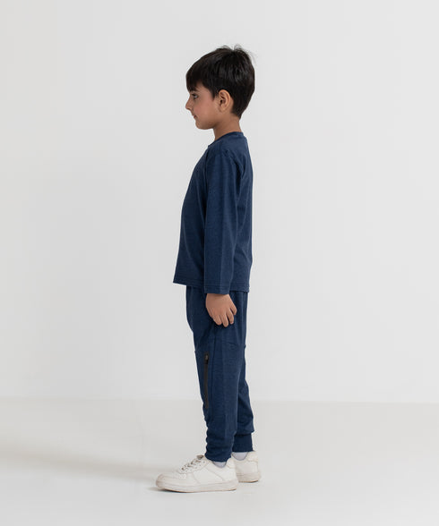 Boys' B-Fit Melange Bonded Tape Joggers