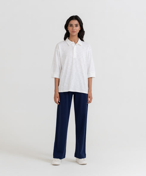 Women's Slub Collar Shirt