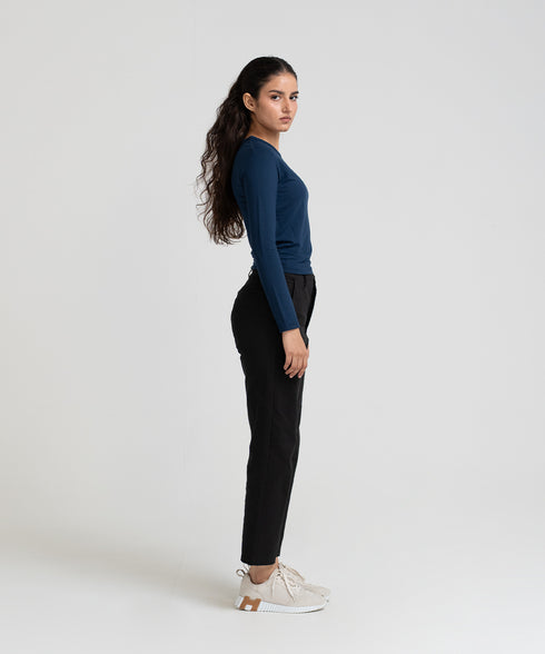 Women's Modal Fitted Long Sleeve Tee