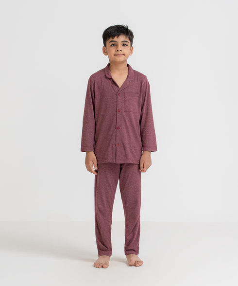 Kids' Button Down Pajama Set