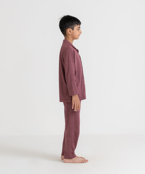 Kids' Button Down Pajama Set