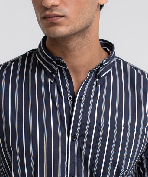 Men's Basic Striped Shirt